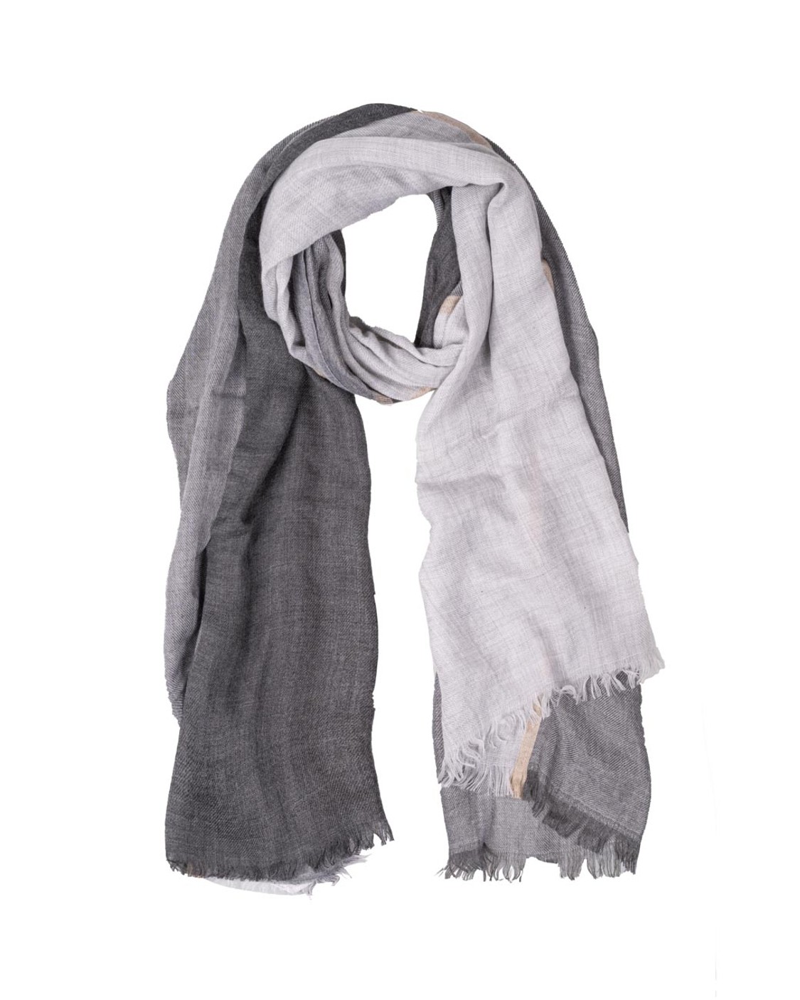shop BRUNELLO CUCINELLI  Sciarpa: Brunello Cucinelli sciarpa Colorblock in cashmere e seta.
La sciarpa misura circa 75 cm in larghezza e 180 cm in lunghezza.
Composizione: 95% CASHMERE, 5% SETA.
Made in Italy.. MSC606AV-CW483 number 1521863